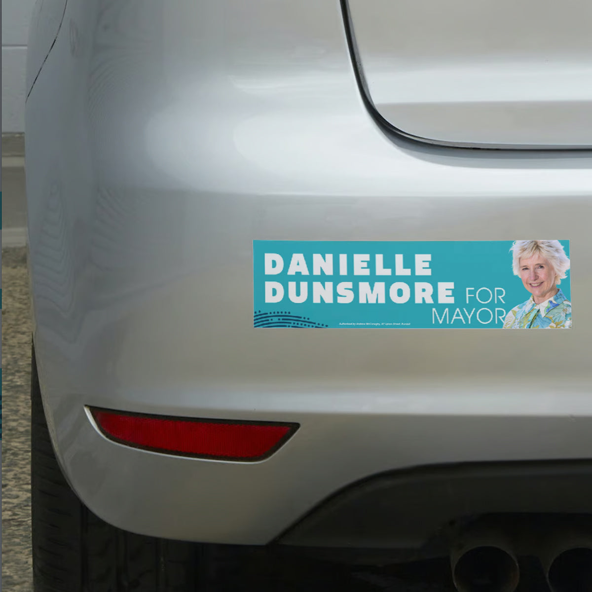 Danielle Dunsmore for Gold Coast Mayor Car Sticker