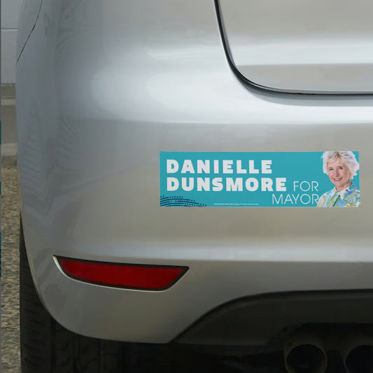 Danielle Dunsmore for Gold Coast Mayor Car Sticker